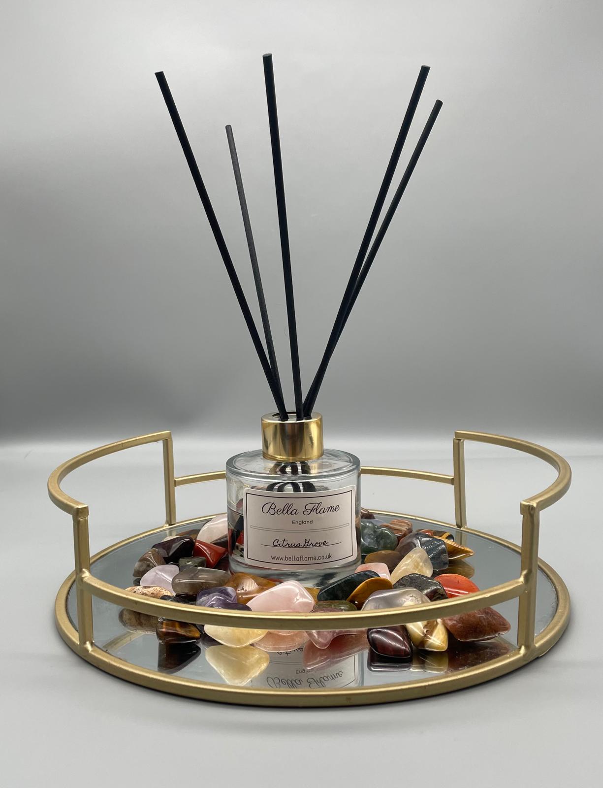Gemstone Diffusers - gold - Bella Flame England