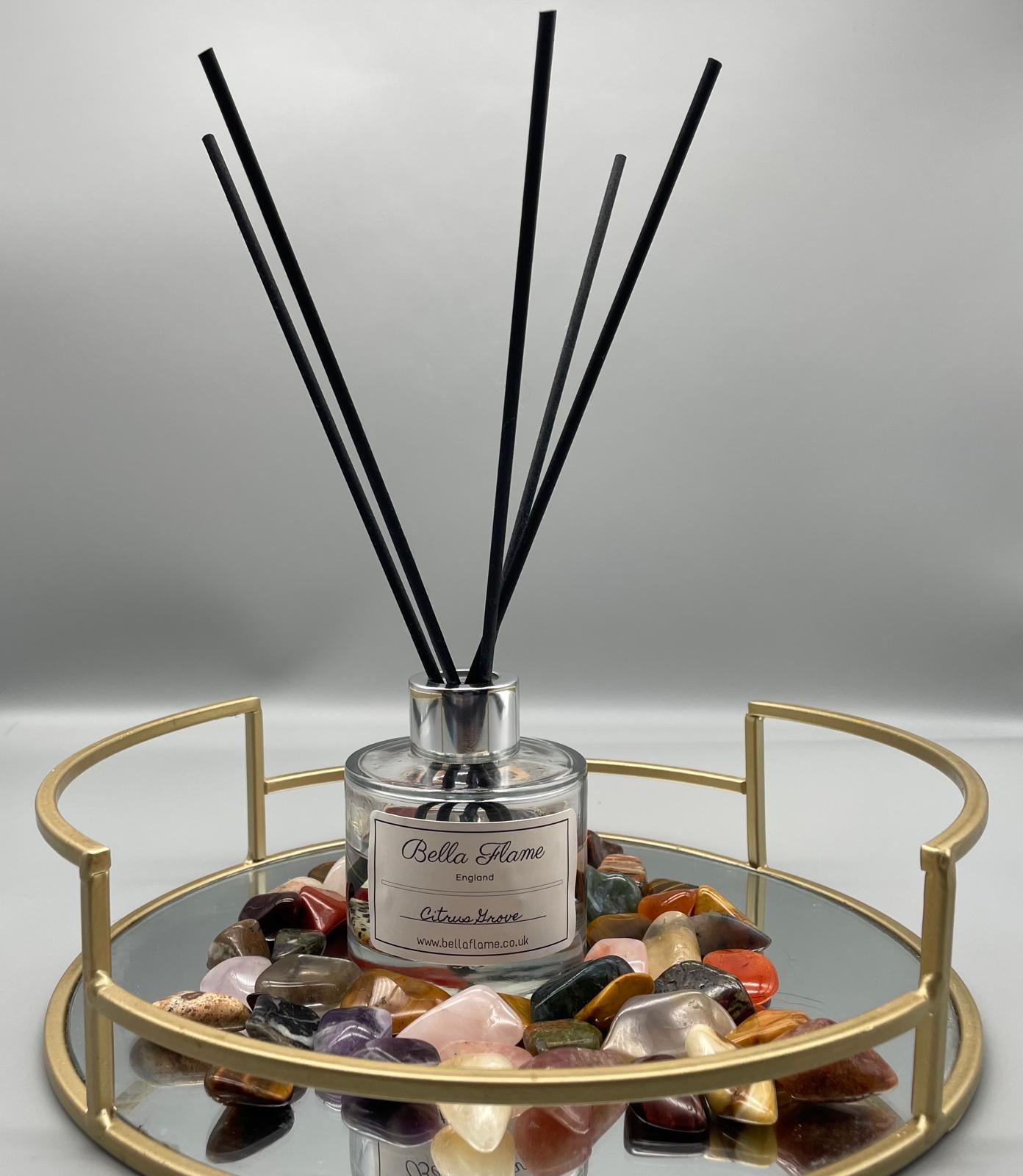 Gemstone Diffusers - silver - Bella Flame England